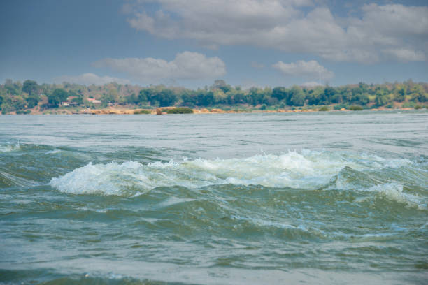 Summer View of Mae Khong River in Thailand
