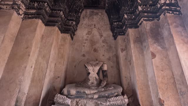 Ancient Temple Buddha Statues Exploration