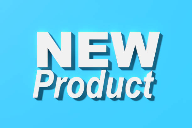 New Sign on CPU with a Futuristic Motherboard. 3D Render