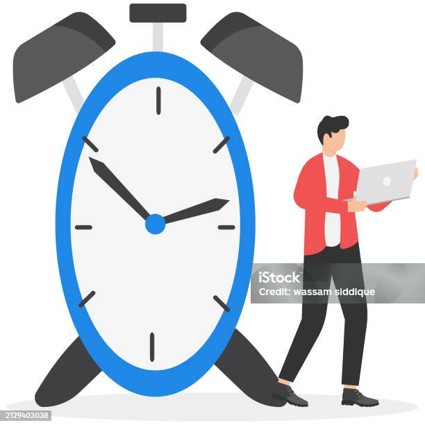 Time Management Rushing Rush Working Hours Stress Or Anxiety To Finish Work On Time Pressure In ...