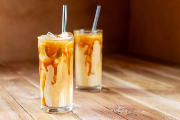 istock Ice Caramel Macchiato Coffee 2129416441