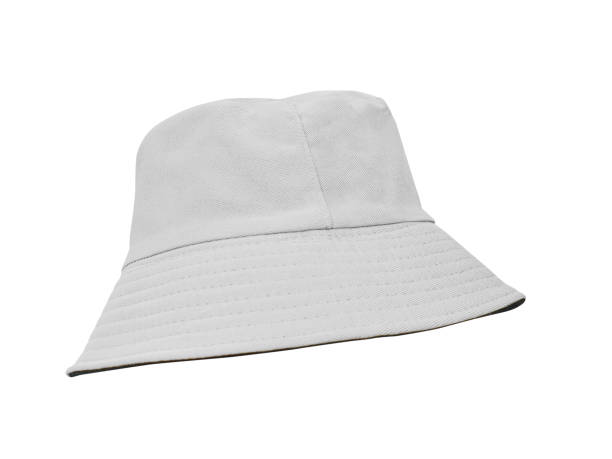 istock white bucket hat Isolated on a white background 2129426384