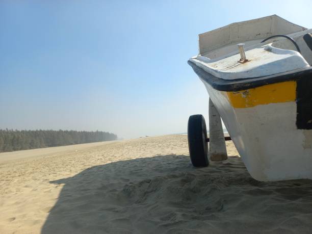 Speedboats on the beach