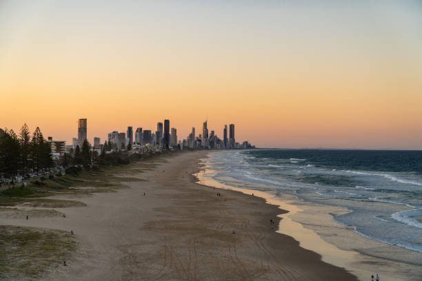 istock Gold Coast skyline during sunset, Queensland, Australia 2129500656