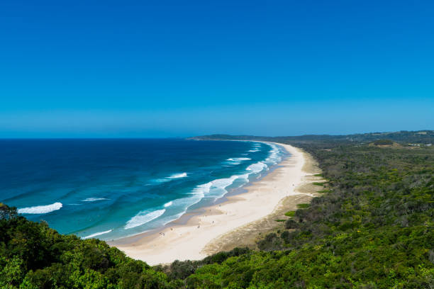 istock View on Byron Bay beach, Australia 2129501307
