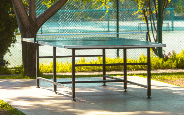 istock Tennis table in nature. Sport 2129505774