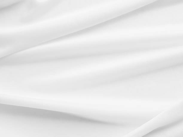 istock White Fabrick Cloth Background Gradient Color Pattern Silk Luxury Cotton Sheet Material Satin Material Linen Surface Canvas Abstract Weave Fashion Wallpaper Textile Vintage Backdrop Smooth Card Modern 2129570338