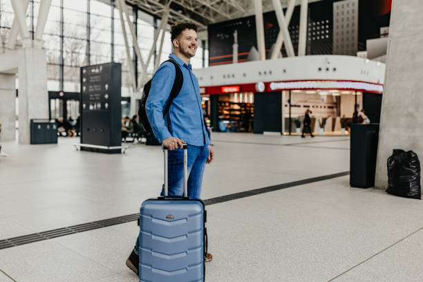 istock Solitary traveler's pause 2129578264