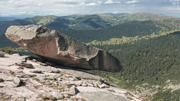 istock The Majestic Rock: A Grandiose Natural Formation on the Mountainside 2129620168