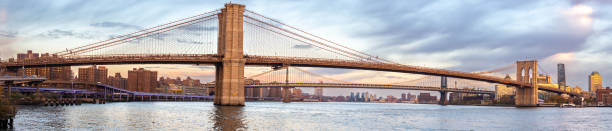 istock Panoramic of Brooklyn bridge, New York 2129624530