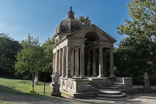 Carstanjen mausoleum on the Rhine promenade in Bonn Plittersdorf
