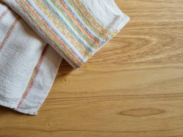 istock Kitchen towel on wooden board 2129753295