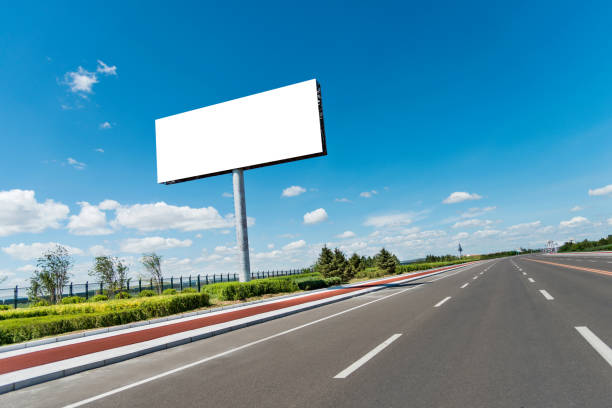 istock Blank billboard by the highway 2129856141