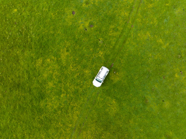 istock Car road trip on the high altitude mountain trail, China 2129895849