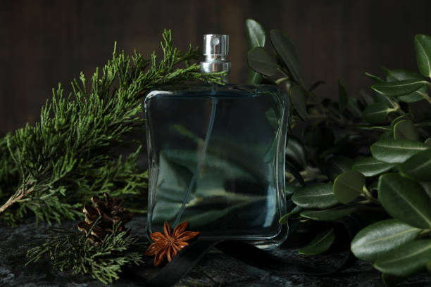 istock Concept of fragrant flavored perfume, close up 2129926778
