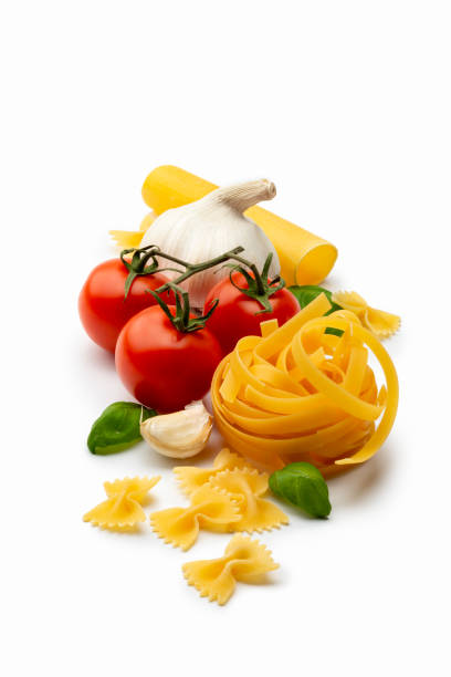 istock Ingredients for cooking Italian pasta 2129956817