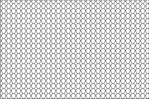 Dragon scale pattern background black and white