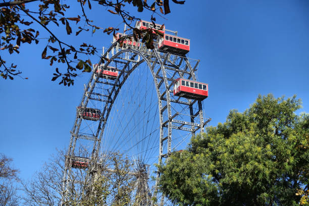Vienna, the famous Ferris Wheel (Riesenrad) in the Prater, build in 1897