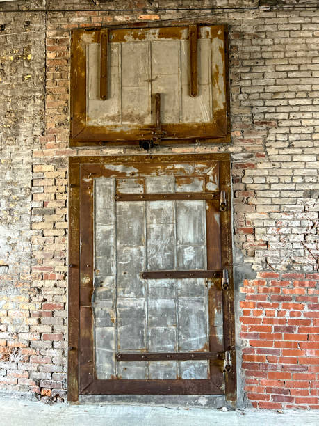 istock Industrial Metal Door 2130243711