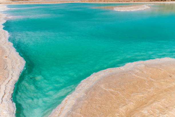 istock Turquoise salt lake, beautiful emerald, Siwa Oasis, Libyan Desert, Egypt 2130402695