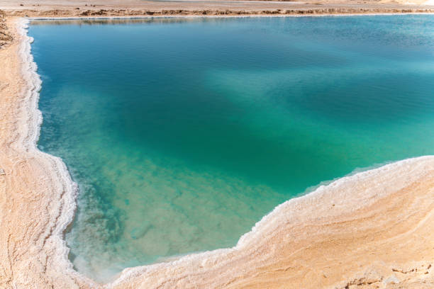 istock Turquoise salt lake, beautiful emerald, Siwa Oasis, Libyan Desert, Egypt 2130404257