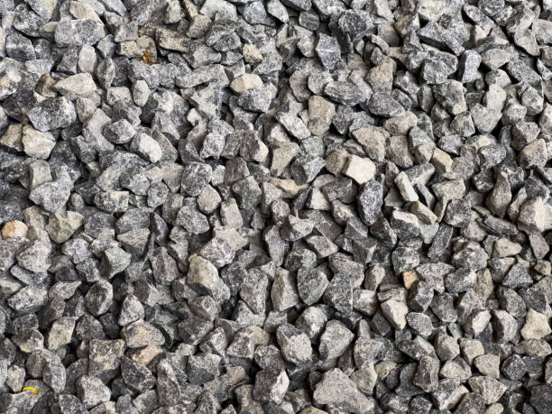 istock Broken down granite stones used in construction industry. Raw material used in building 2130579980