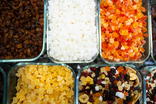 istock Nuts stall at the market 2130603244