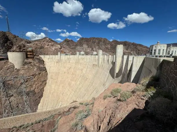 Photo of Beautiful hoover dam during daytime.