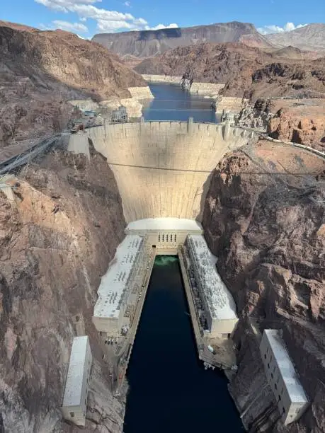Photo of Beautiful hoover dam during daytime.