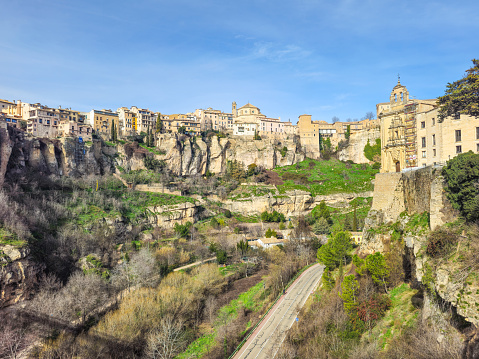 Vista de Cuenca desde el río Huécar photo