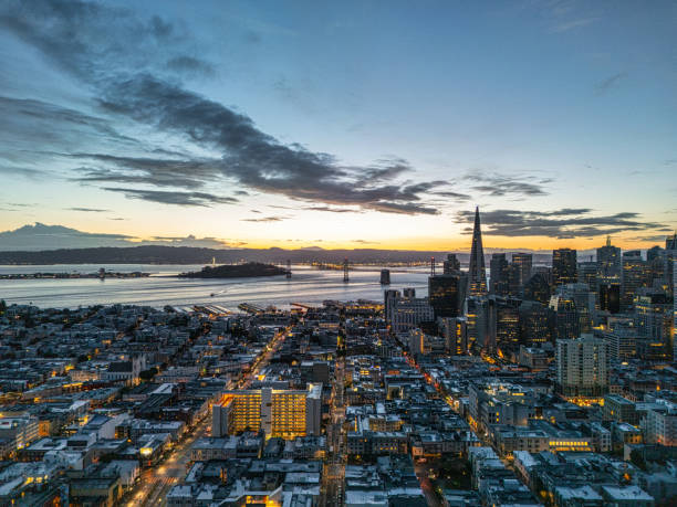 istock Blue Hour Aerial View of San Francisco 2130676405
