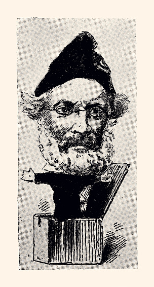 Frédéric Passy was a French economist and pacifist, awarded Nobel Peace Prize...he shared the prize with Henry Dunant.
Vintage engraving circa late 19th century. Digital restoration by Pictore.