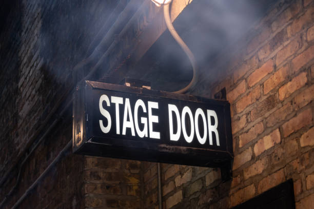 Vintage Stage Door Sign.
