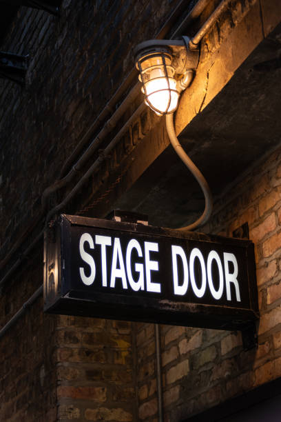 istock Vintage Stage Door Sign. 2130697650
