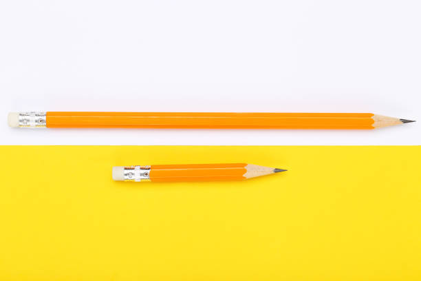 istock Yellow pencils on colorful background 2130793316