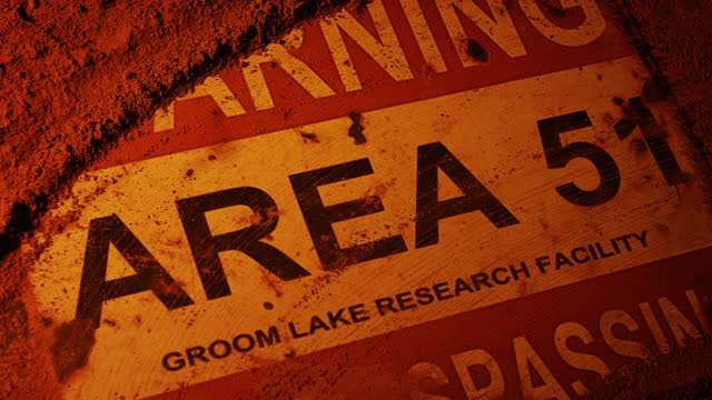 Area 51 Sign Found Under Debris In Firelight