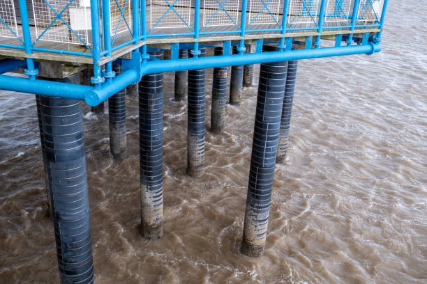 Cromer, Norfolk, UK - March 23 2024. Seaside pier in the North Sea