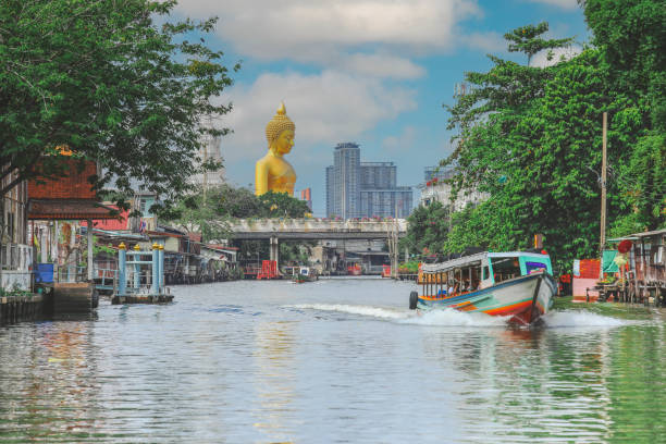 istock View of big  Buddha statue in Bangkok 2130929016