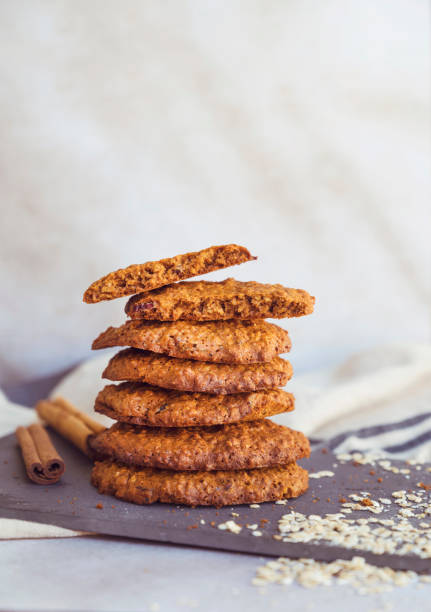 istock Healthy oatmeal cookies 2130936296