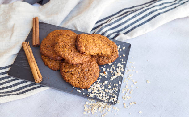 istock Healthy oatmeal cookies 2130936298