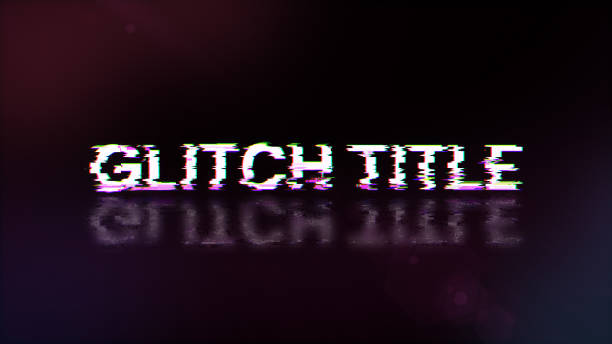 istock 3D rendering glitch title text with screen effects of technological glitches 2130987711