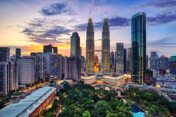 istock Kuala Kumpur Skyline at Dusk 2131000030