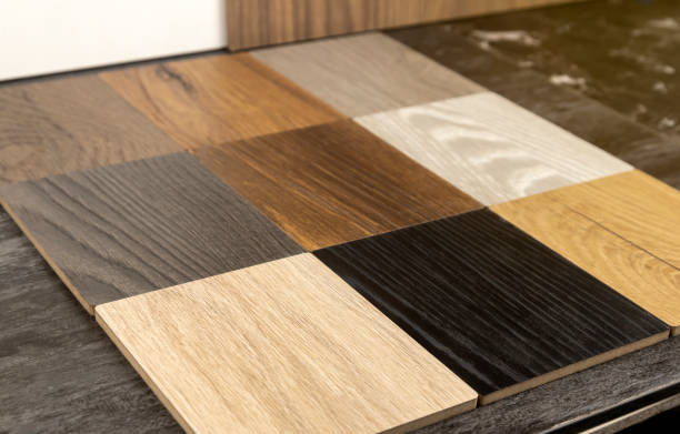 istock Samples of MDF for furniture facades. 2131141334