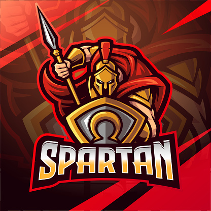 Illustration of Spartan esport mascot