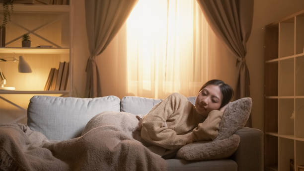 istock Home nap weekend relax lazy day woman sleeping 2131376753