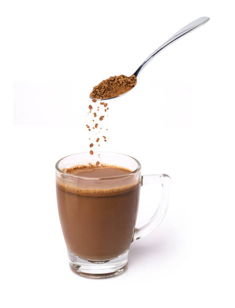 hot chocolate drink with cocoa powder