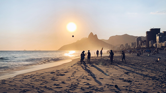 Sunset from the best beach of Rio