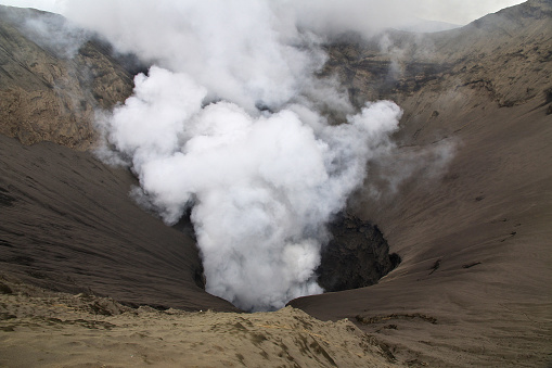 Volcano Bromo in Java island, Indonesia