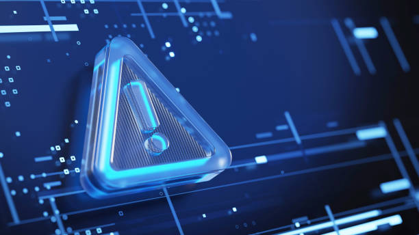 istock Attention sign with exclamation mark in the triangle. Attention, warning 3d icon on abstract digital background 2131791483