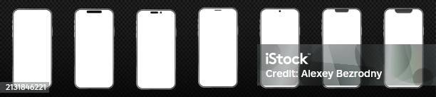 Border Design For Android Apps Mobile Phone Frame Border Modern Smartphone Template Stock Illustration ...